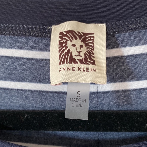 Anne Klein striped top size S - Picture 3 of 4